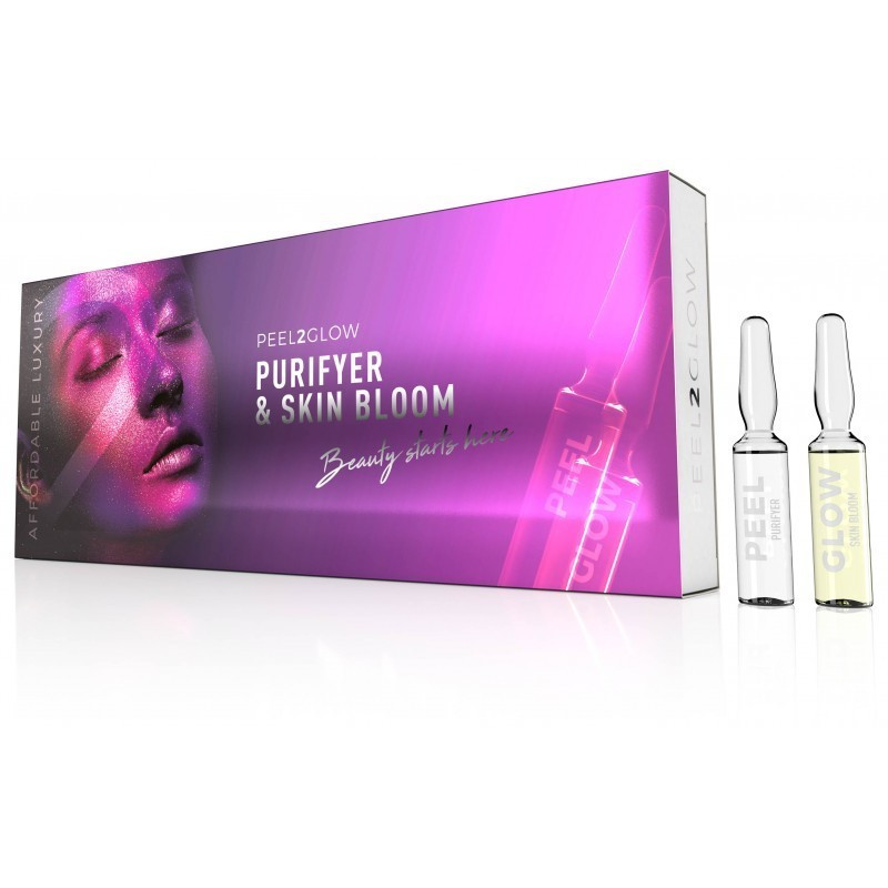 SKIN TECH PEEL2GLOW PURIFYER & SKIN BLOOM 10